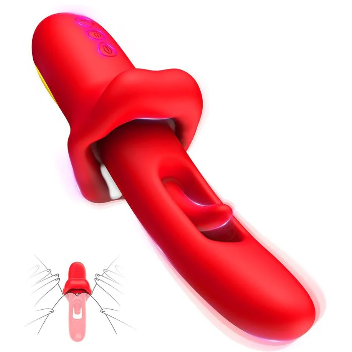 7-Flap & 10-Mode Rose Vibrator