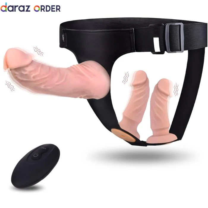 Adjustable Strap On Dildo with Vibration