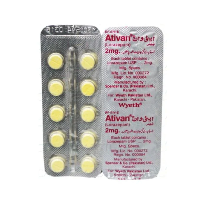 Ativan Tablet Lorazepam In Pakistan