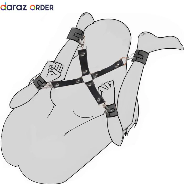 Bondage Wrist & Thigh Cuffs Set