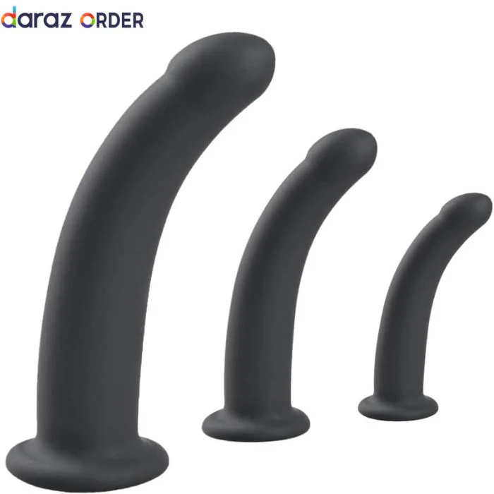 Harness Strap-On with 3pc Silicone