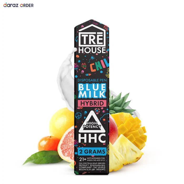 HHC Blue Milk Hybrid Vape Pen 2g