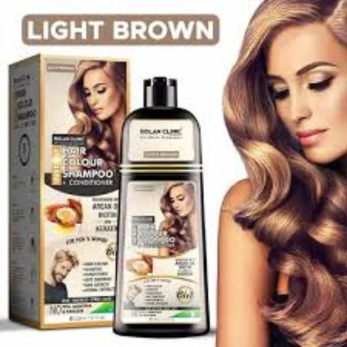 Light Brown Instant Hair Color Shampoo & Conditioner | Pakistan