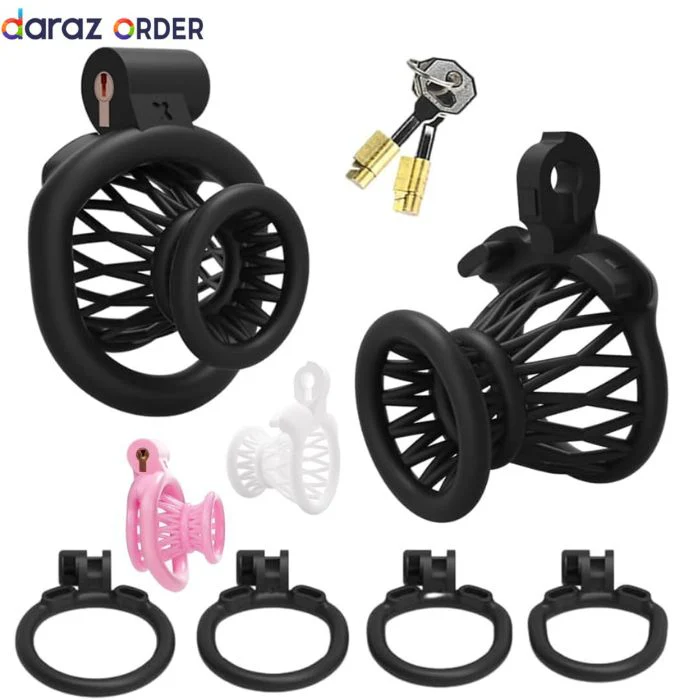 Inverted Chastity Cage Set