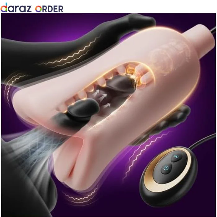 Mouth haped Vibrating Glans Massager
