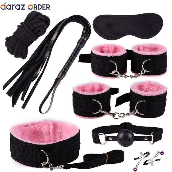 Pink BDSM Bondage Kit for Couples