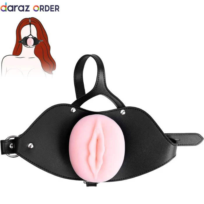 Silicone Pussy Mouth Gag with Belt In Pakistan