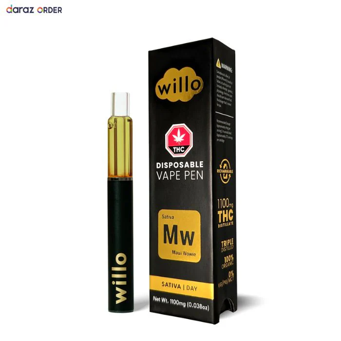 THC Willo Disposable Vape Pen 1100mg In Pakistan