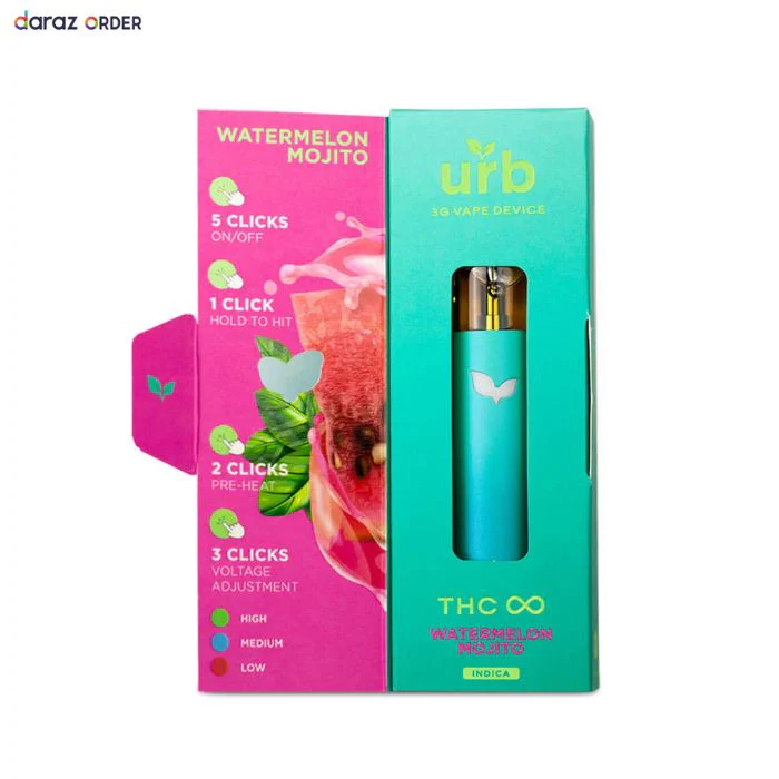Urb 3g THC Watermelon Mojito Disposable Vape